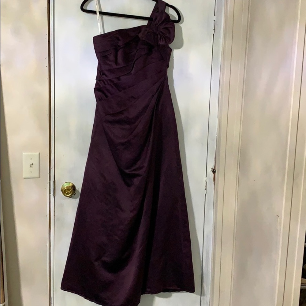 Deep purple formal dress